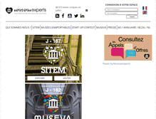 Tablet Screenshot of museumexperts.com